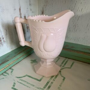 Vintage Jeanette Shell Pink Baltimore Pear Creamer Pitcher